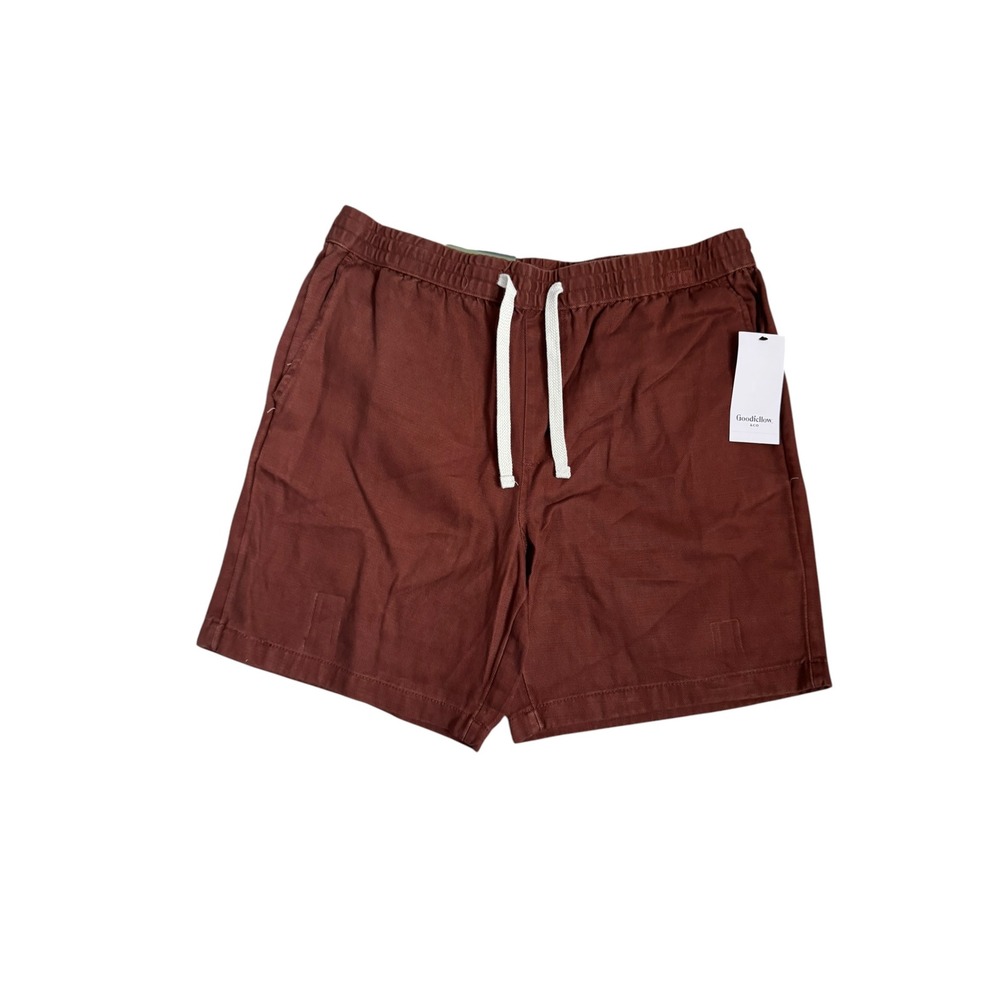 Goodfellow & Co Mens The Vintage Pull-On Shorts Brown 7 Inch Inseam Size M NEW